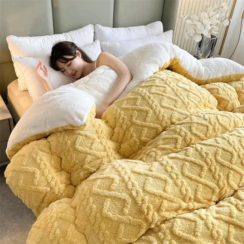 SnugHaven | Luksuriøst fleece vinterdynebetræk til varme og komfortable nætter