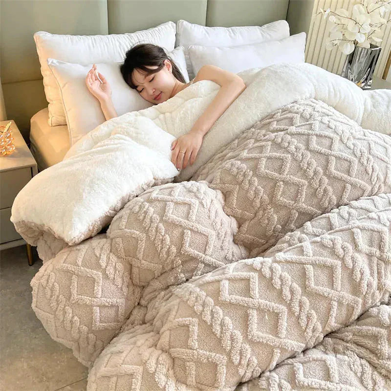 SnugHaven | Luksuriøst fleece vinterdynebetræk til varme og komfortable nætter