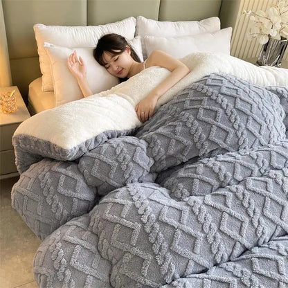 SnugHaven | Luksuriøst fleece vinterdynebetræk til varme og komfortable nætter