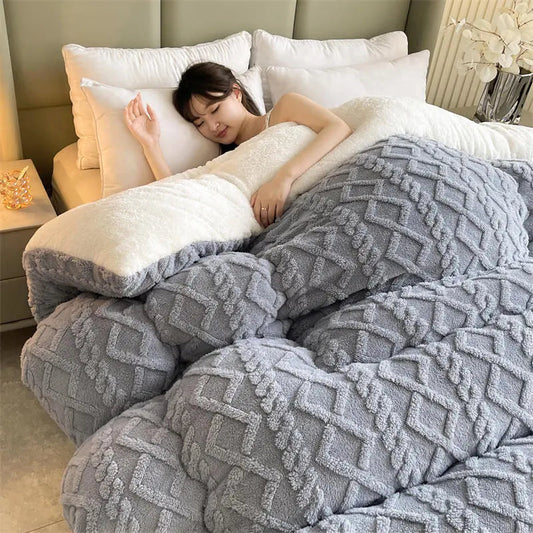 SnugHaven | Luksuriøst fleece vinterdynebetræk til varme og komfortable nætter