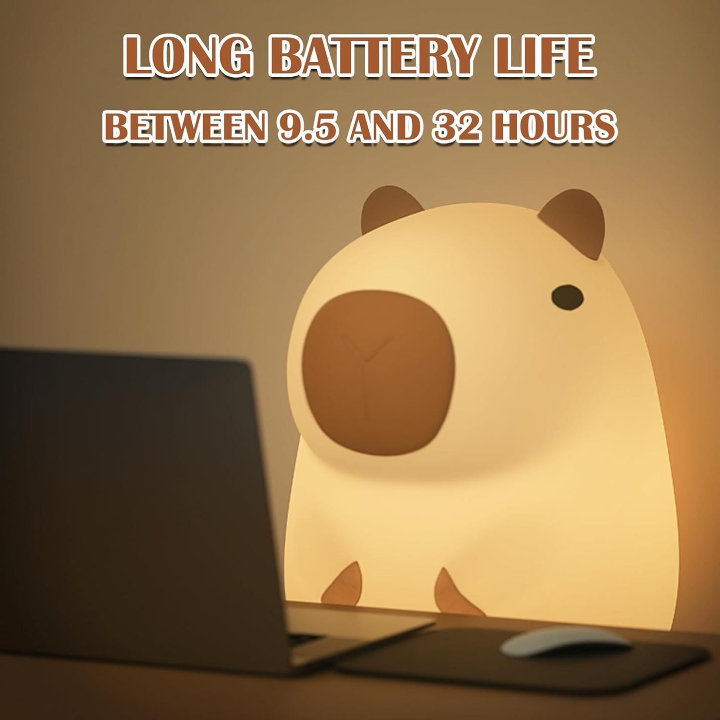 SnuggleGlow | Legende Kapybara Lampe