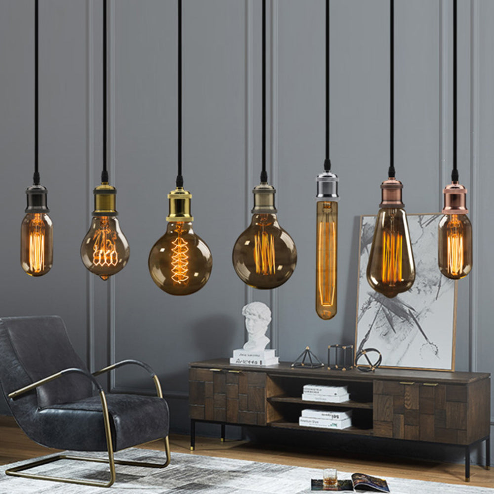 SocketGlow | Retro-Inspireret Loftshængelampe