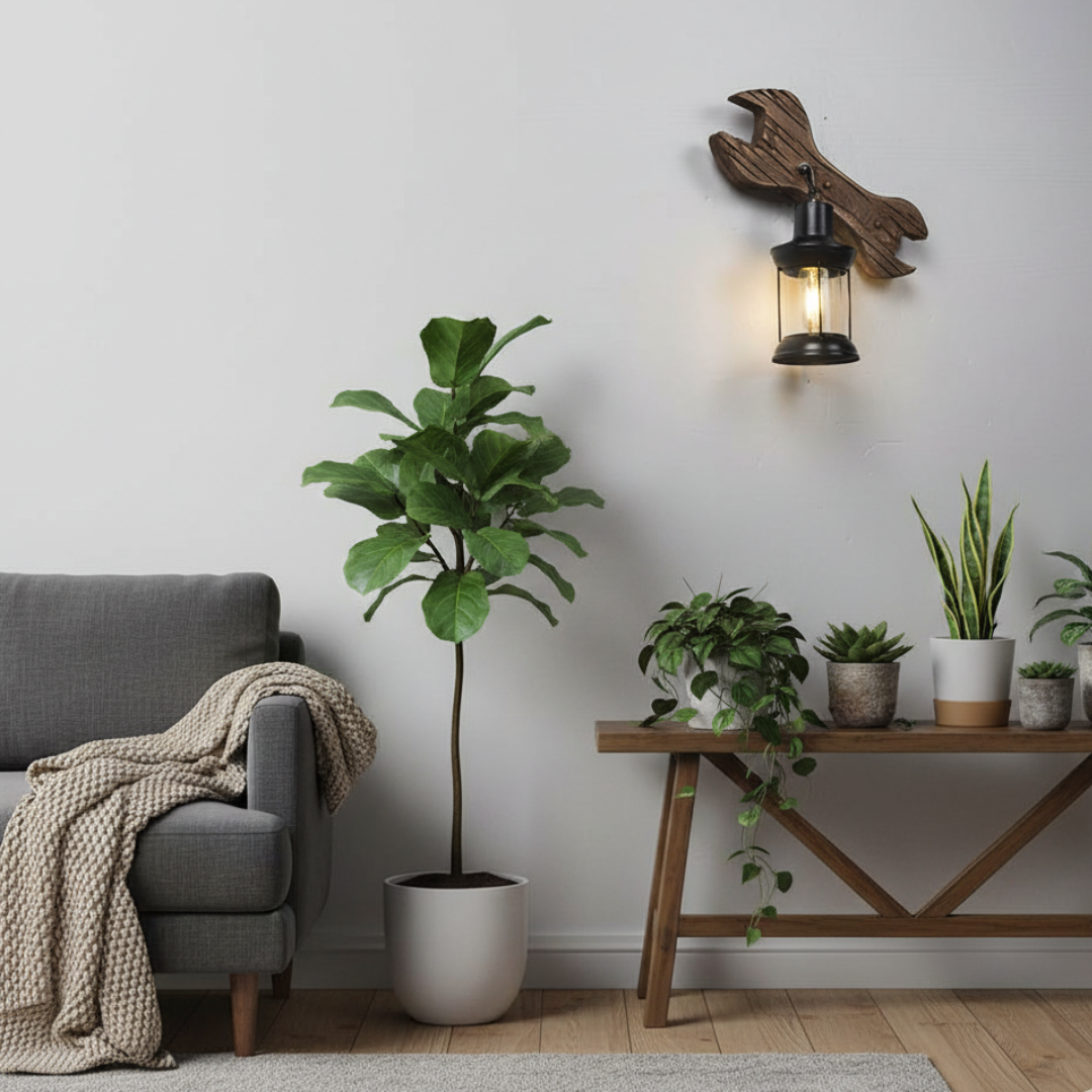 SpannerGlow | Unik Skruenøgle Væglampe