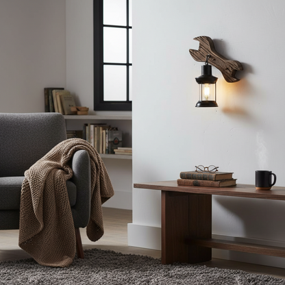 SpannerGlow | Unik Skruenøgle Væglampe