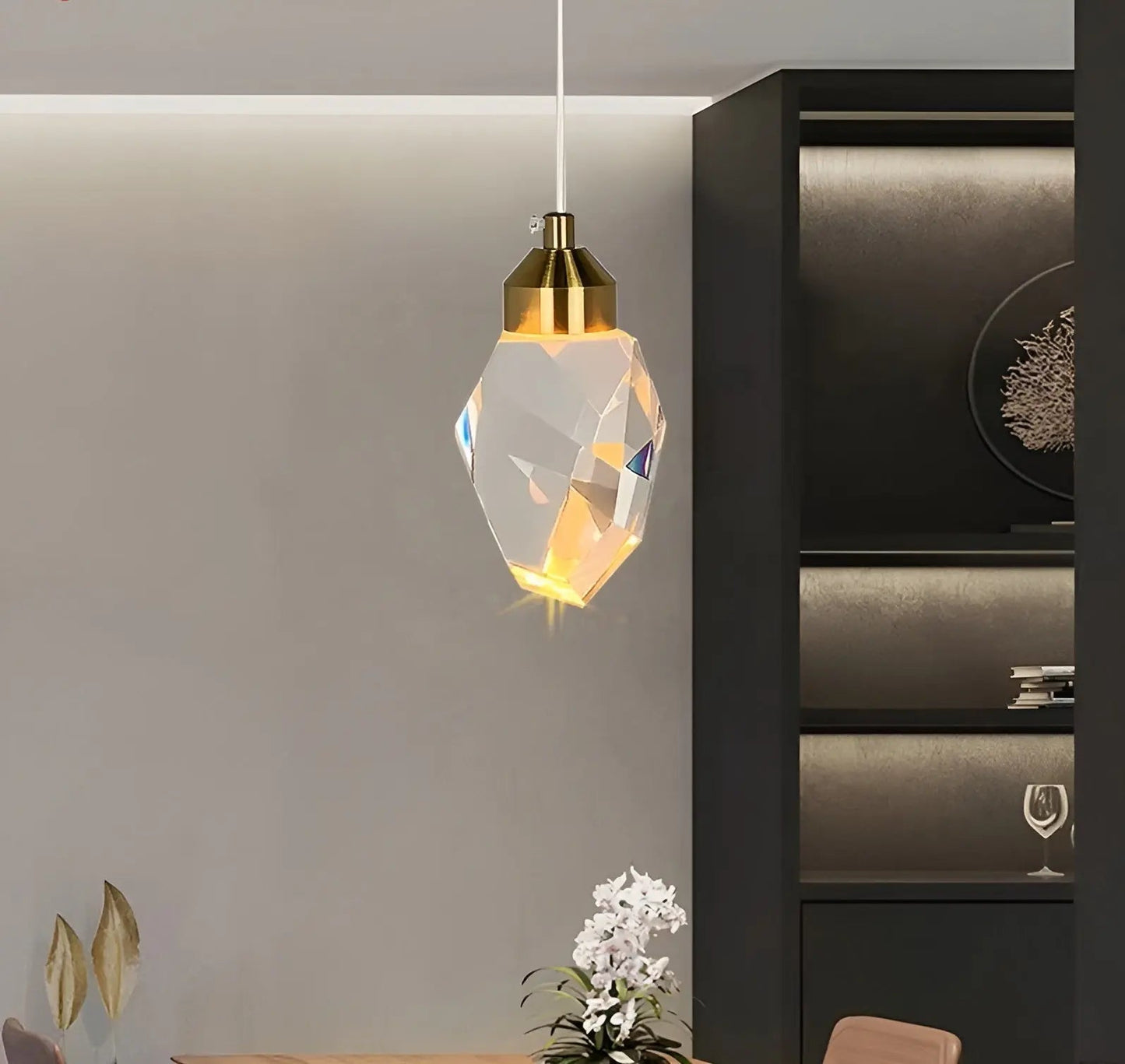 SparkLuxe | Luksuriøs Krystal LED Pendellampe