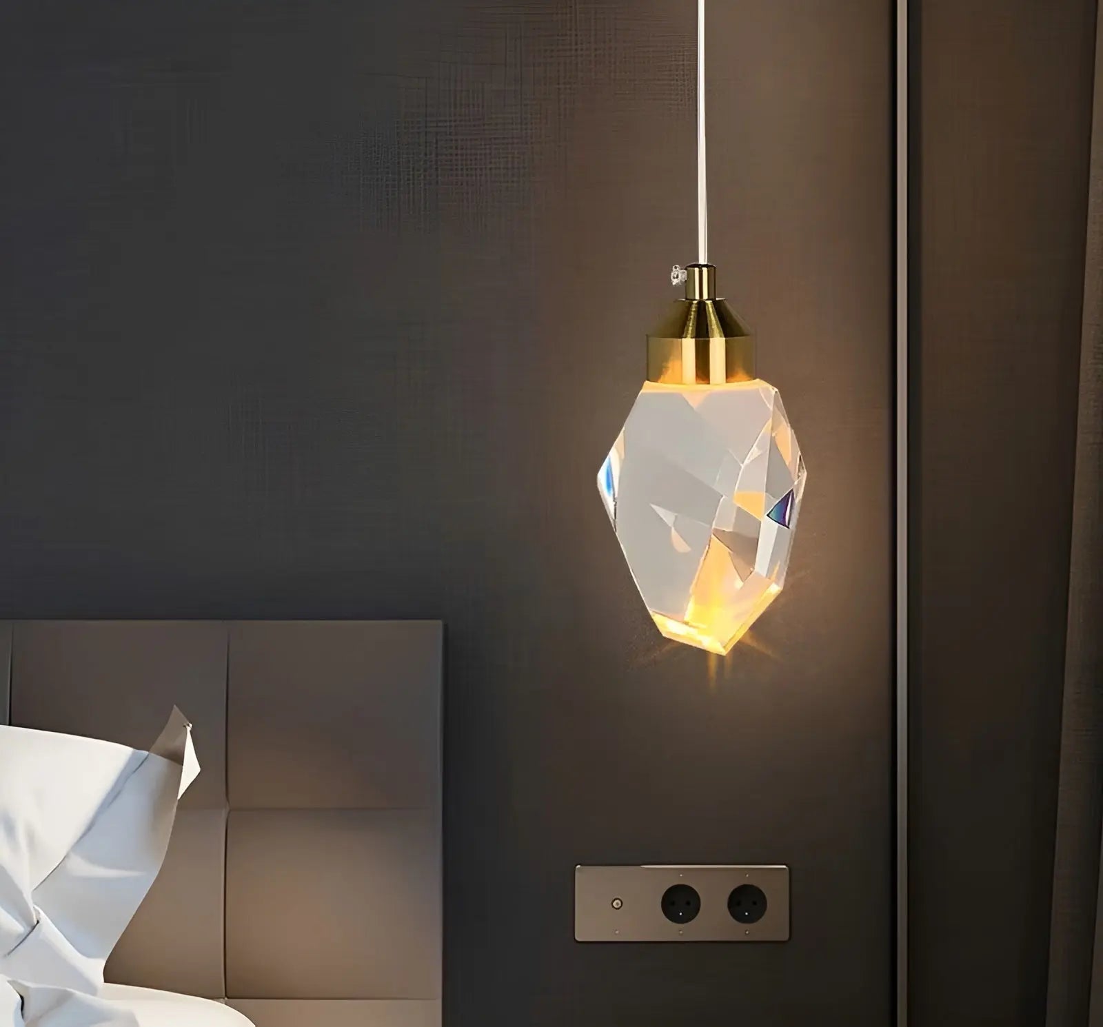 SparkLuxe | Luksuriøs Krystal LED Pendellampe