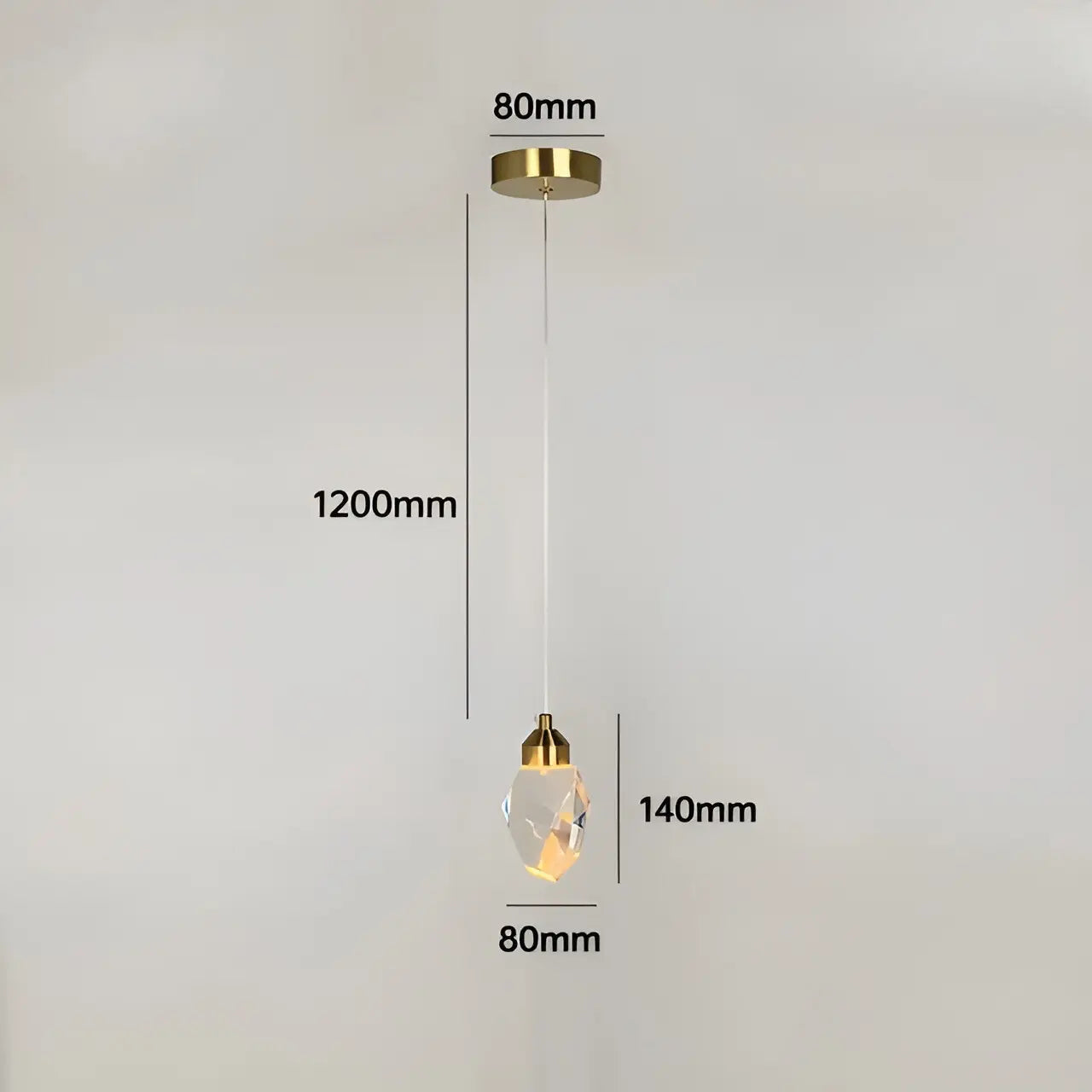 SparkLuxe | Luksuriøs Krystal LED Pendellampe