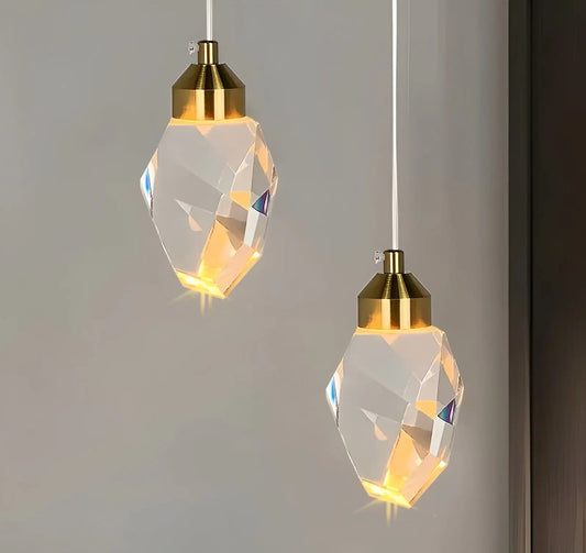 SparkLuxe | Luksuriøs Krystal LED Pendellampe