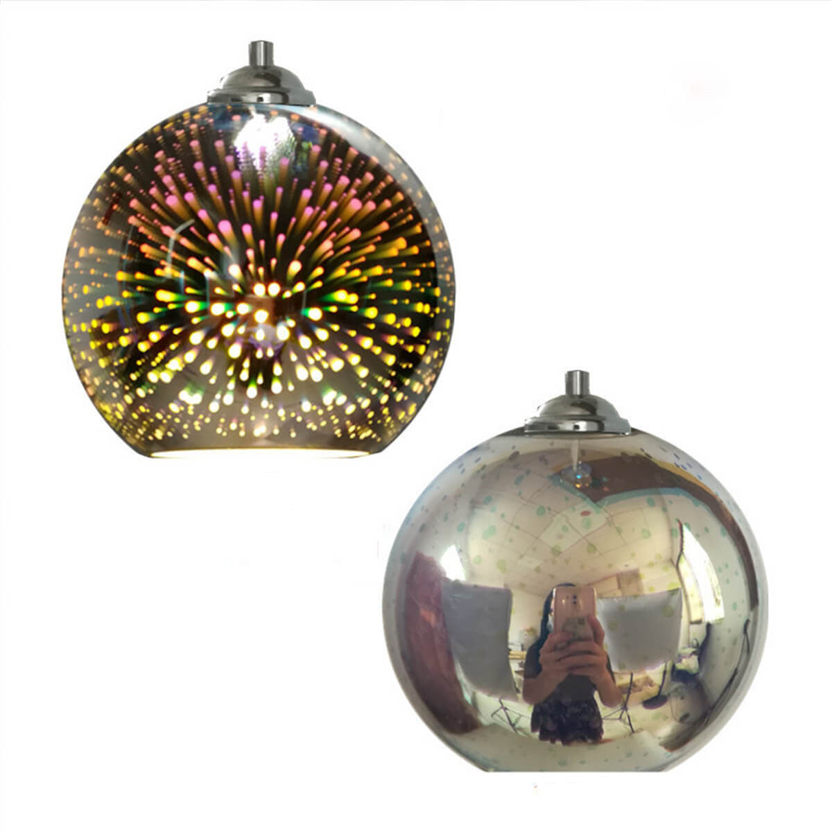 SparkleSphere | Dekorativ Glaslampe