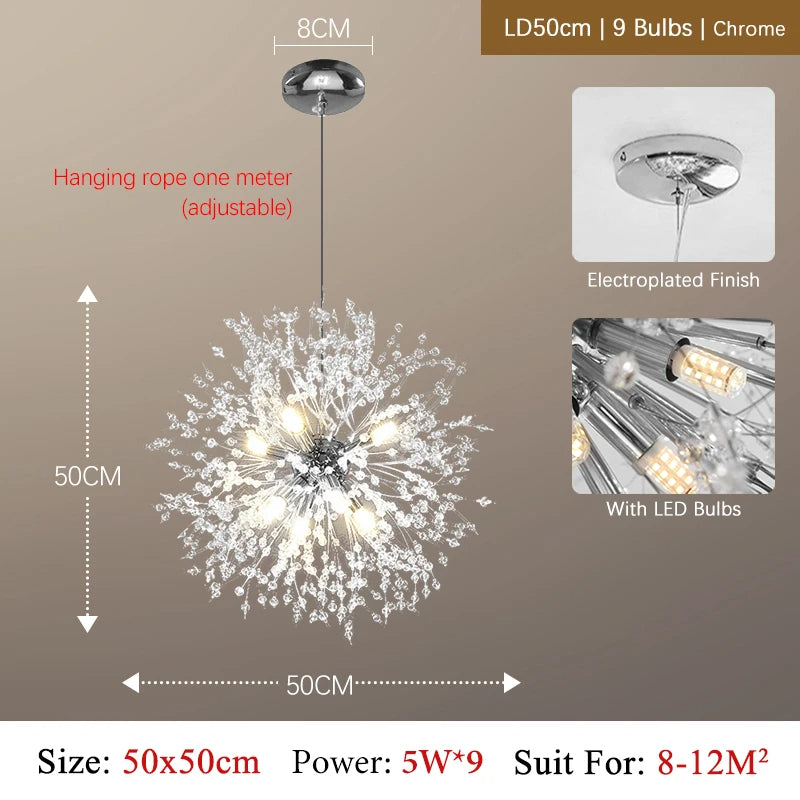 SparklingLight | Funklende Blomster Loftlampe