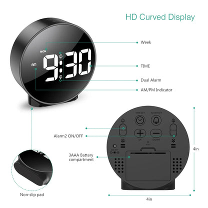 SphereTime | Minimalistisk LED Bordur