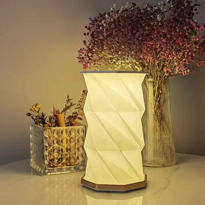 SpiralShine | Geometrisk Bordlampe