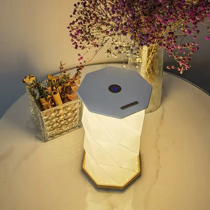 SpiralShine | Geometrisk Bordlampe