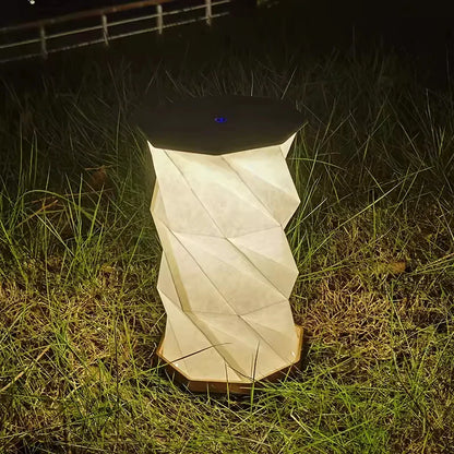 SpiralShine | Geometrisk Bordlampe