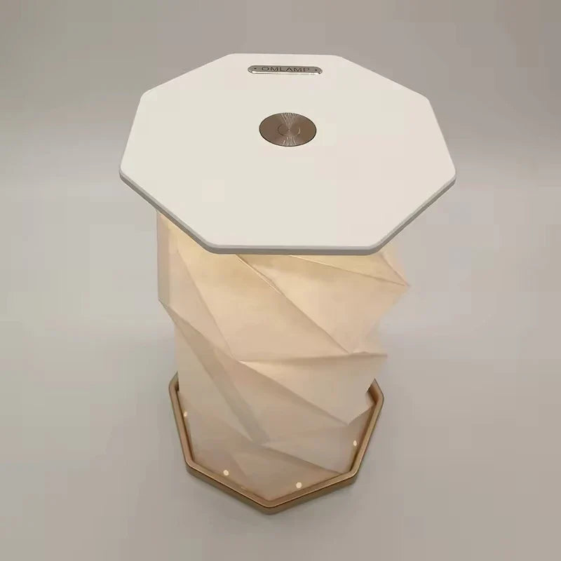 SpiralShine | Geometrisk Bordlampe