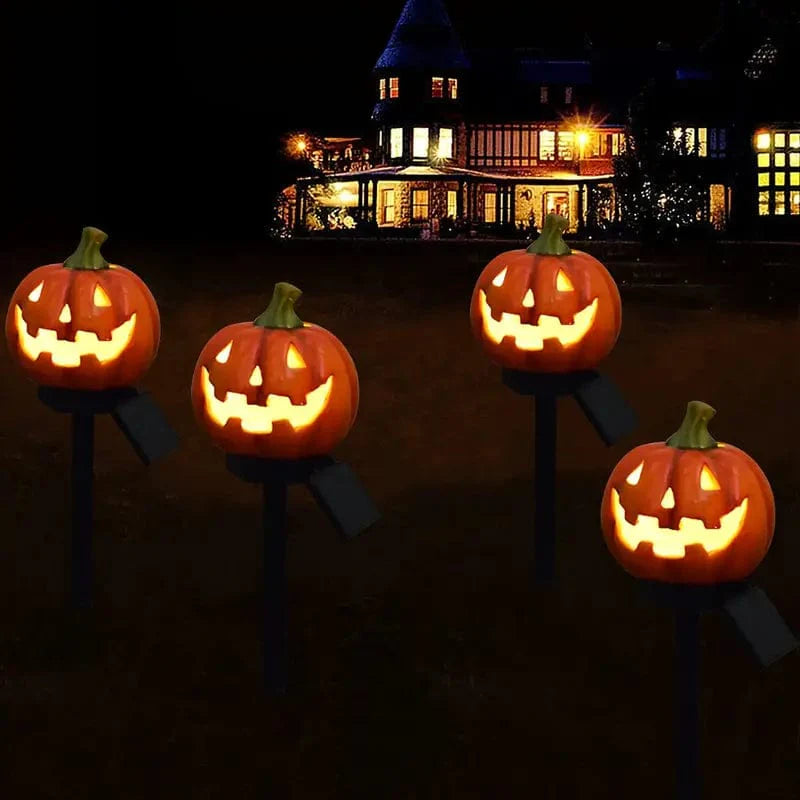 SpookGlow | Magisk Solcelle Græskarlygte