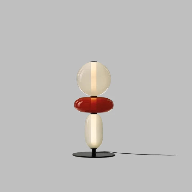 StackGlow | Livlig Glasgulvlampe
