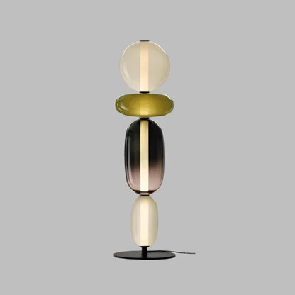 StackGlow | Livlig Glasgulvlampe