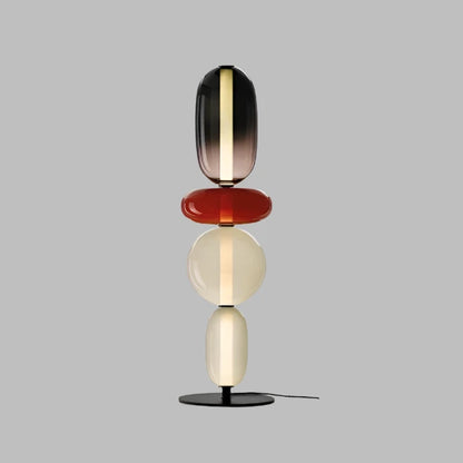 StackGlow | Livlig Glasgulvlampe
