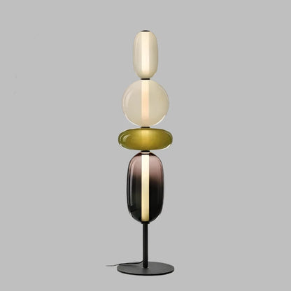 StackGlow | Livlig Glasgulvlampe