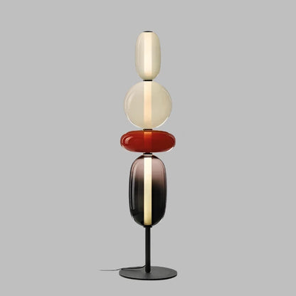 StackGlow | Livlig Glasgulvlampe