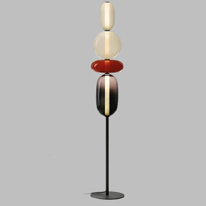 StackGlow | Livlig Glasgulvlampe