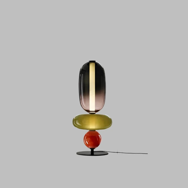 StackGlow | Livlig Glasgulvlampe