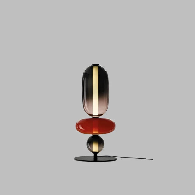 StackGlow | Livlig Glasgulvlampe
