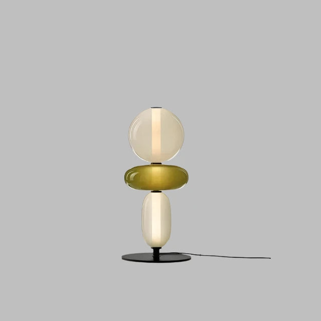 StackGlow | Livlig Glasgulvlampe