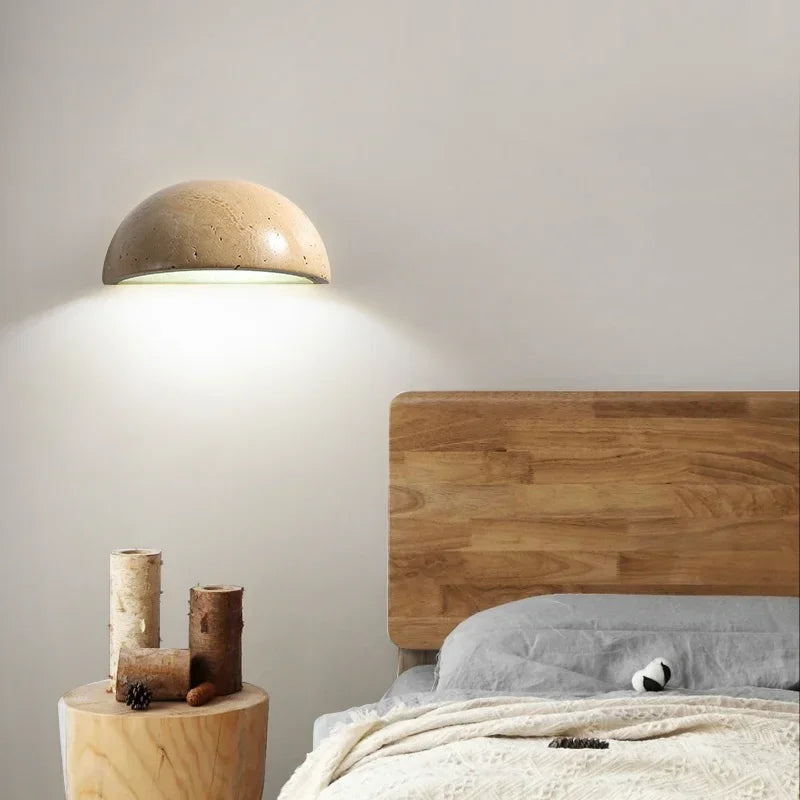 StoneLuxe | Moderne Væglampe med Stenlook
