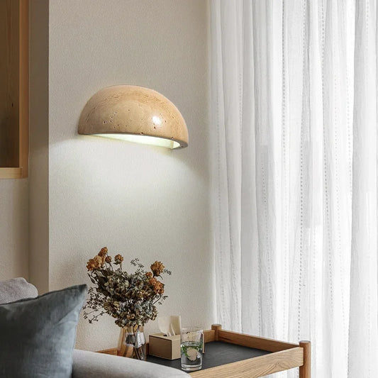 StoneLuxe | Moderne Væglampe med Stenlook