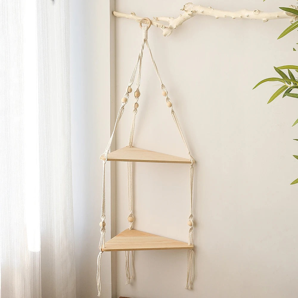 SwingRope | Minimalistisk & Luksus Hængende Plantehylde