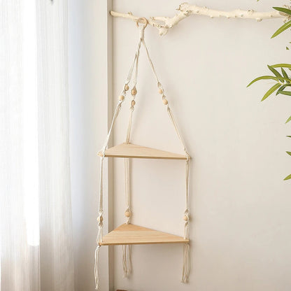 SwingRope | Minimalistisk & Luksus Hængende Plantehylde