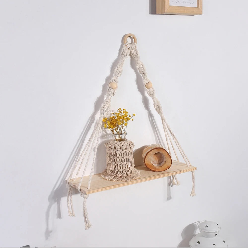 SwingRope | Minimalistisk & Luksus Hængende Plantehylde
