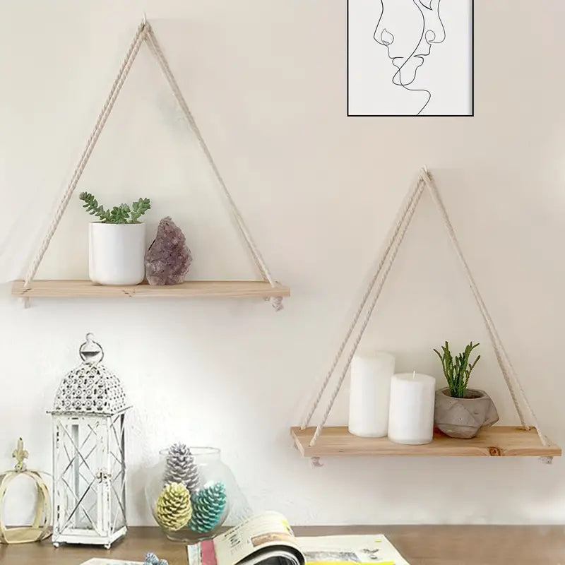 SwingRope™ | Minimalistisk & Luksus Hængende Plantehylde8