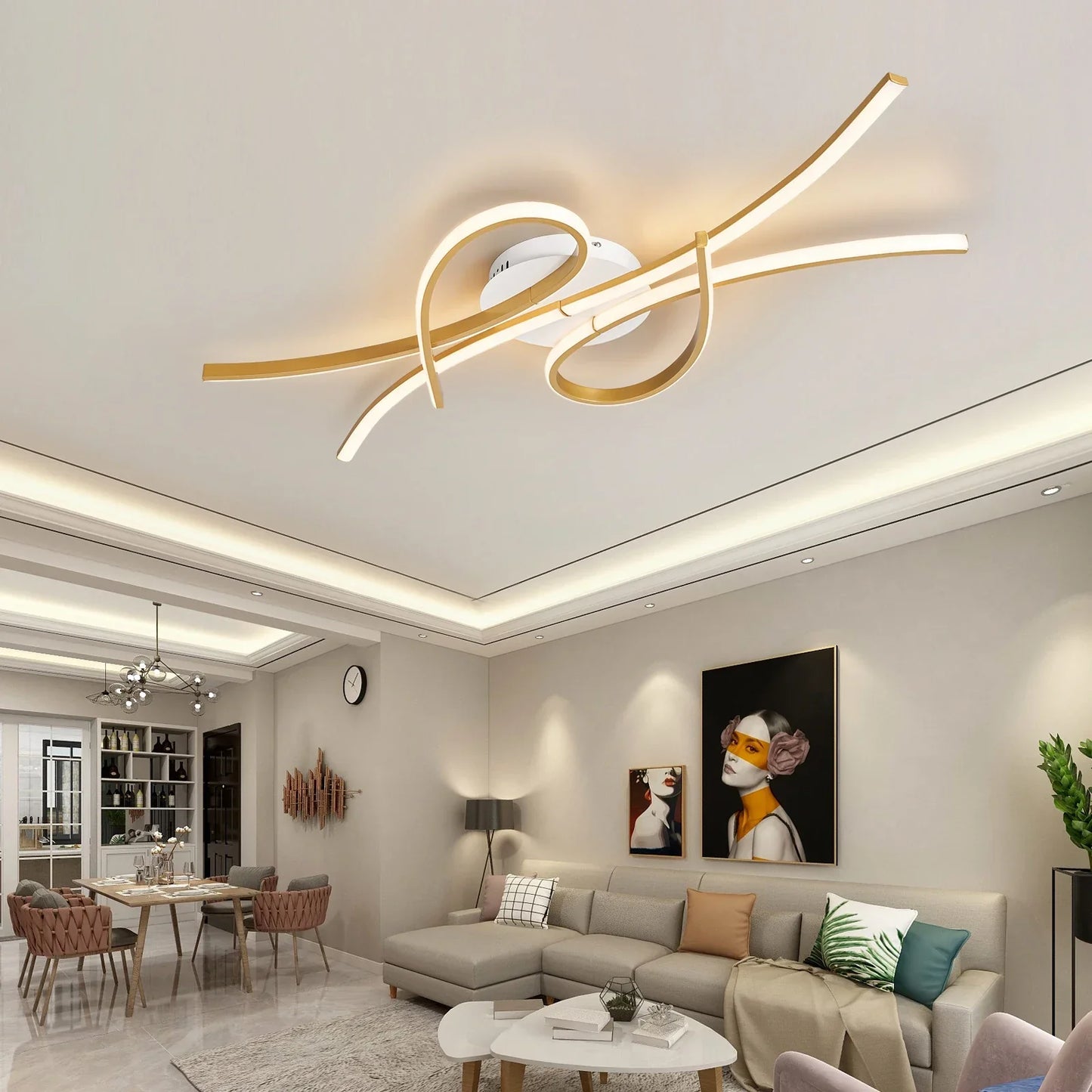 TechGlow | Intelligent LED Loftbelysning med Alexa