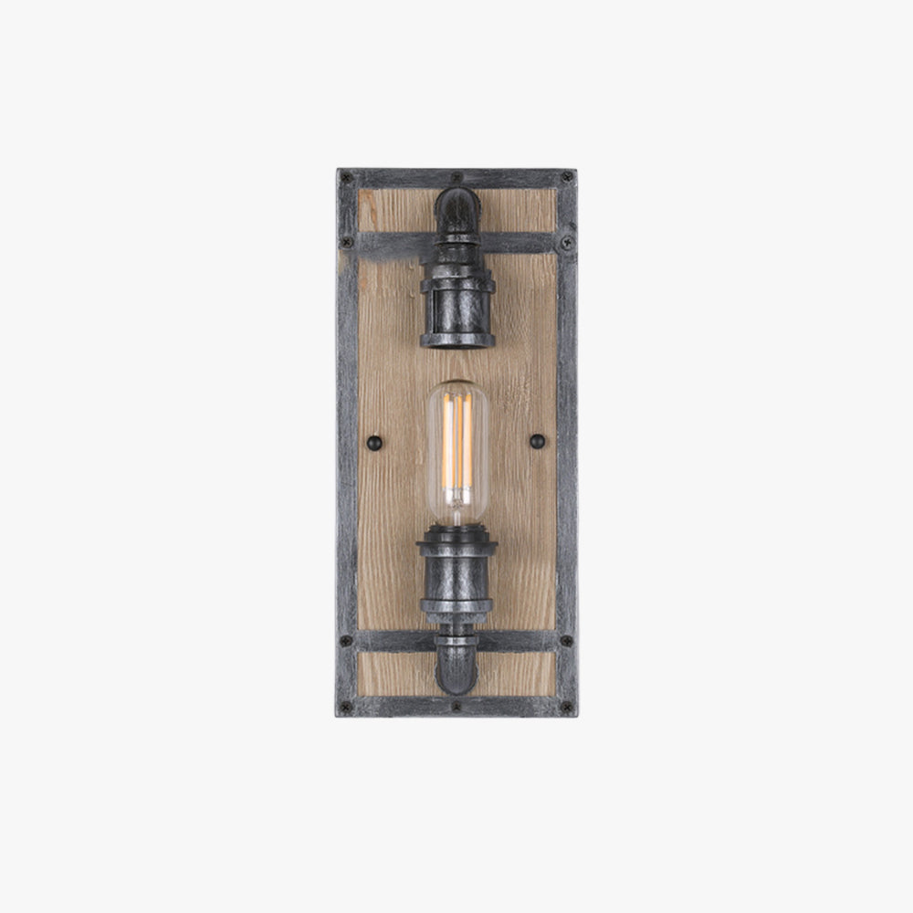 TimberBeam | Retro Industriel Væglampe