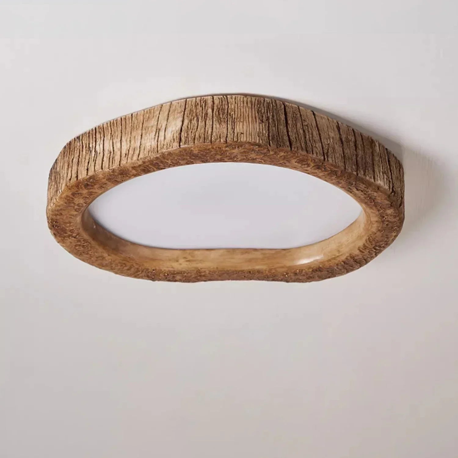 TimberLight | Naturlig Træ Loftlampe