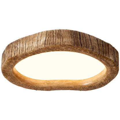 TimberLight | Naturlig Træ Loftlampe