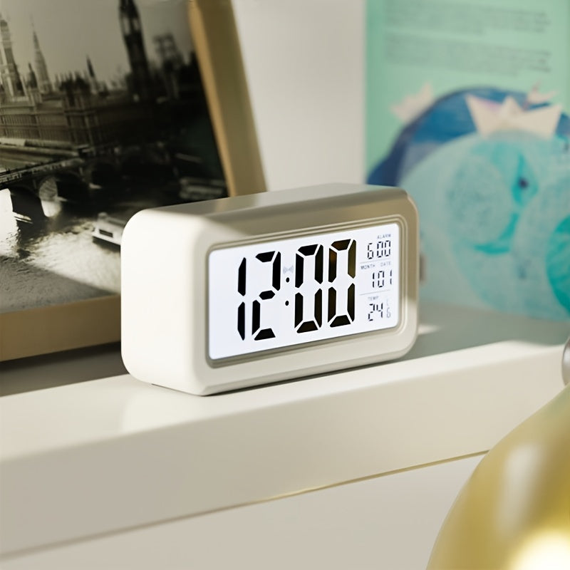 TimeClear | Slank LCD Digital Vækkeur