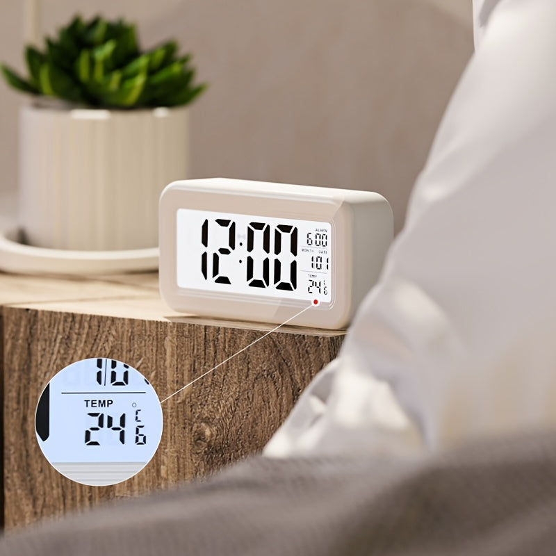 TimeClear | Slank LCD Digital Vækkeur