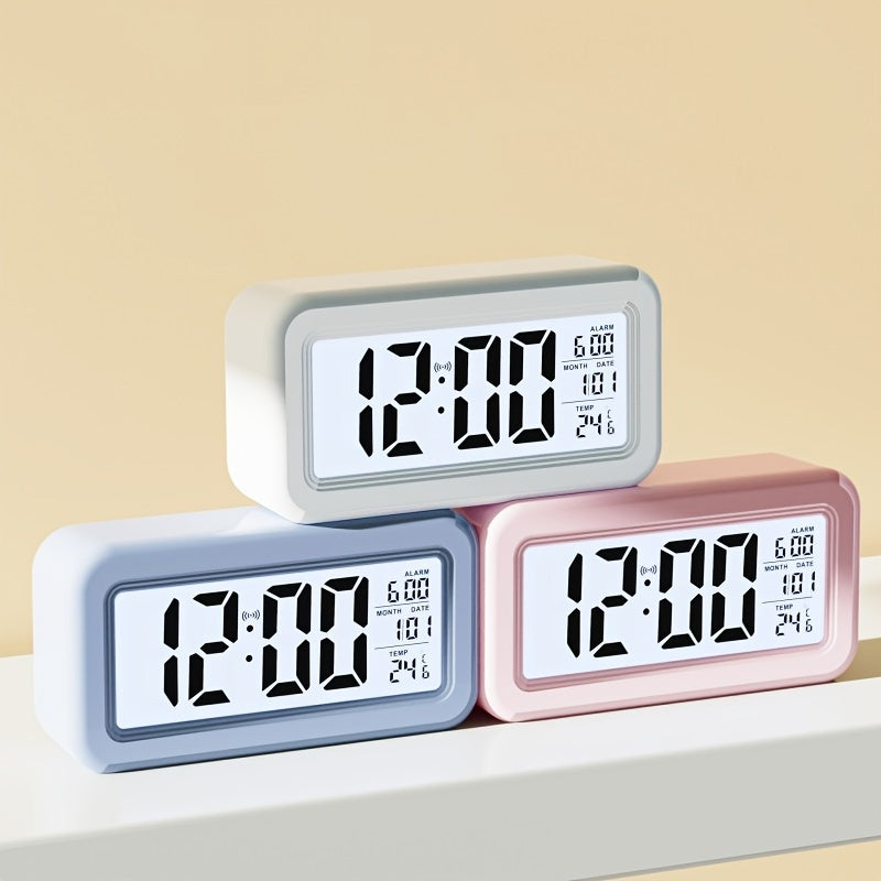 TimeClear | Slank LCD Digital Vækkeur