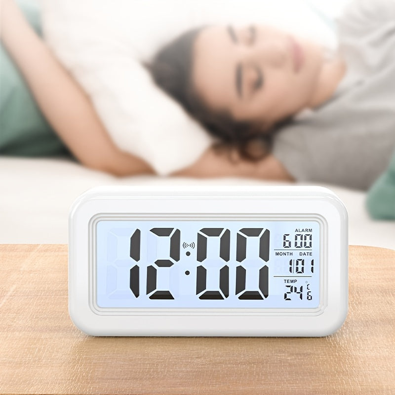 TimeClear | Slank LCD Digital Vækkeur
