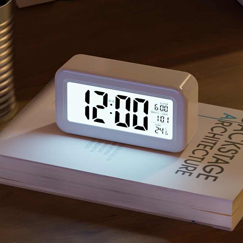 TimeClear | Slank LCD Digital Vækkeur