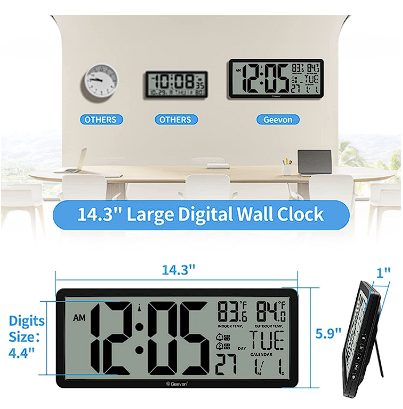 TimeTemp Pro | Avanceret Digital Ur med Vejrdisplay
