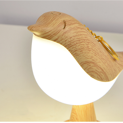 TwiLightBird | Genopladelig LED Nattelys med Touch og Kreativt Fugledesign