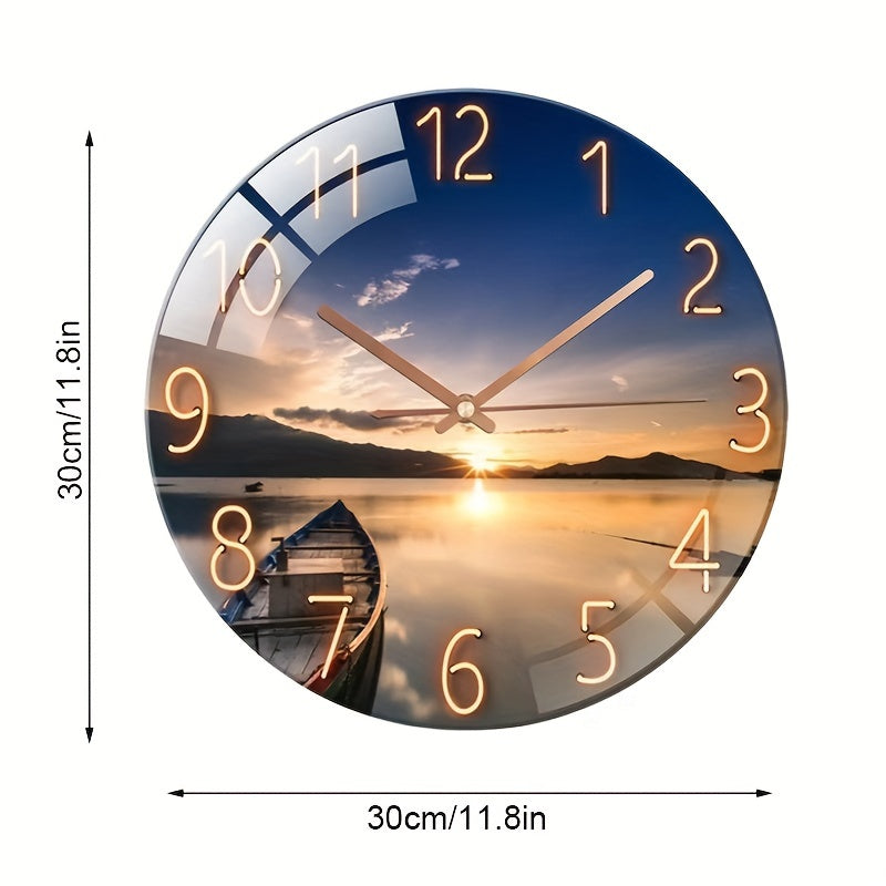 TwilightClock | Fangende Solnedgang Vægur