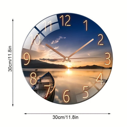 TwilightClock | Fangende Solnedgang Vægur