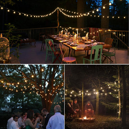 TwinkleTrail | Udendørs LED lyskæde med varmt lys og vandtæt design