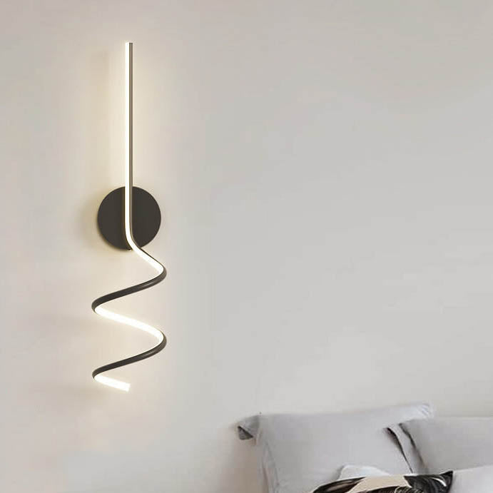 TwistGlow | Minimalistisk Væglampe